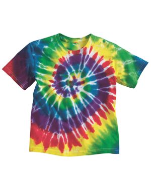 Multi-Color Spiral T-Shirt - 20BMS Dyenomite - Youth