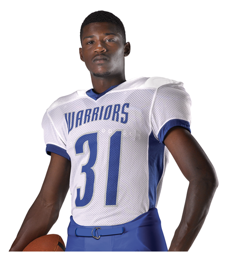  A4 Sportswear Football Porthole Youth & Adult Practice Jersey  with or Without Shoulder Pads : Sports & Outdoors