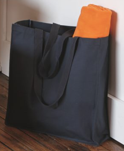Q-tees Q611 25L Zippered Tote - Natural - One Size